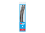 Peco ST-3017 N Scale Code 80 No.3 Radius Double Curves — 4-Pack package photograph