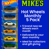 Hot Wheels 5 Pack Club Monthly Box: 5 Brand New Hot Wheels in the Package Each Month!