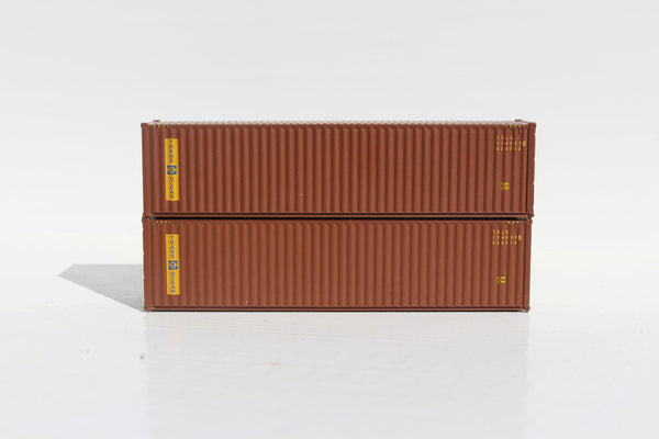 TRANS OCEAN 40' HIGH CUBE containers with Magnetic system, Corrugated-side. JTC # (405027) exact product view 1