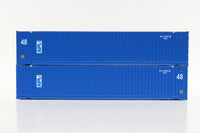 APL 48' HC (vertical logo) 3-42-3 corrugated containers with Magnetic system, FIRST TIME IN N SCALE. JTC # (485008) exact product view 1