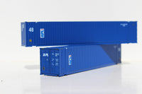APL 48' HC (vertical logo) 3-42-3 corrugated containers with Magnetic system, FIRST TIME IN N SCALE. JTC # (485008) exact product view 3