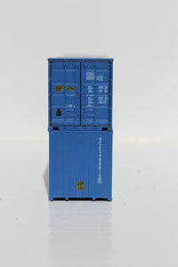 OCEANEX 48' HC 3-42-3 corrugated containers with Magnetic system, FIRST TIME IN N SCALE. JTC # (485013) exact product view 2