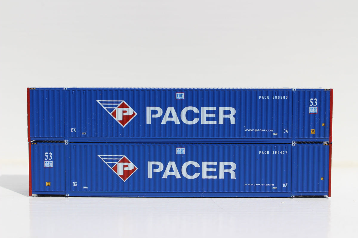 PACER (New Image) 53' HIGH CUBE 6-42-6 corrugated containers with Magnetic system, Corrugated-side. JTC # (535020) exact product view 1
