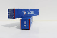 PACER (New Image) 53' HIGH CUBE 6-42-6 corrugated containers with Magnetic system, Corrugated-side. JTC # (535020) exact product view 3