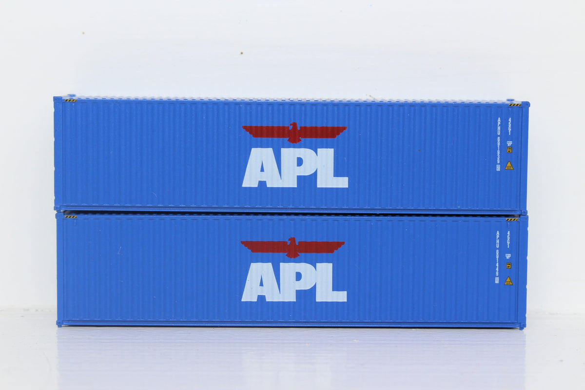APL 40' HIGH CUBE containers with Magnetic system, Corrugated-side. JTC # (405107) exact product view 1