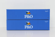 P&O 40' HIGH CUBE containers with Magnetic system, Corrugated-side. JTC # (405029) exact product view 1