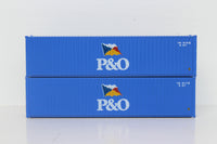 P&O 40' HIGH CUBE containers with Magnetic system, Corrugated-side. JTC # (405029) exact product view 1