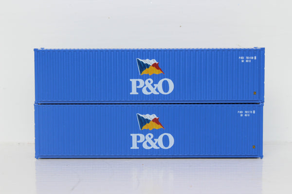 P&O 40' HIGH CUBE containers with Magnetic system, Corrugated-side. JTC # (405029) exact product view 1