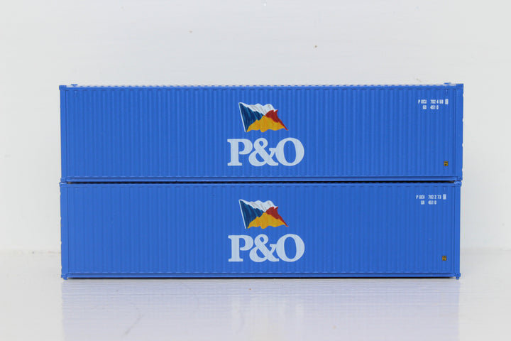 P&O 40' HIGH CUBE containers with Magnetic system, Corrugated-side. JTC # (405029) exact product view 1
