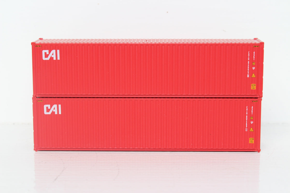 CAI 40' HIGH CUBE containers with Magnetic system, Corrugated-side. JTC # (405030) exact product view 1