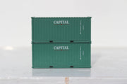 CAPITAL 20' Std. height containers with Magnetic system, Corrugated-side. JTC-205317 (205317) exact product view 1