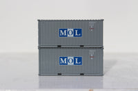 MOL 20' Std. height containers with Magnetic system, Corrugated-side. JTC-205351 (205351) exact product view 1