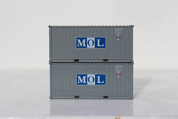 MOL 20' Std. height containers with Magnetic system, Corrugated-side. JTC-205351 (205351) exact product view 1