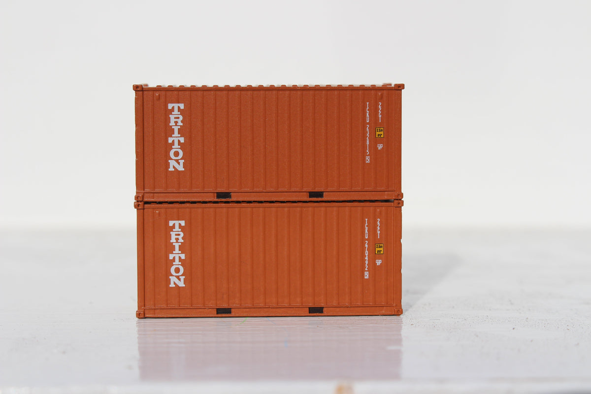 TRITON 20' Std. height containers with Magnetic system, Corrugated-side. JTC-205349 (205349) exact product view 1