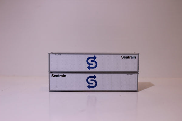 SEATRAIN 40' Standard height (8'6") Smooth-side containers . JTC # (405665) exact product view 1