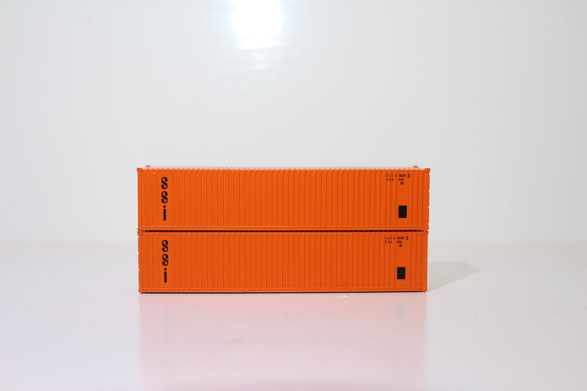 SSI 40' Standard height (8'6")  3-P-42-P-3 Panel side square corrugations containers. JTC # (405603) exact product view 1