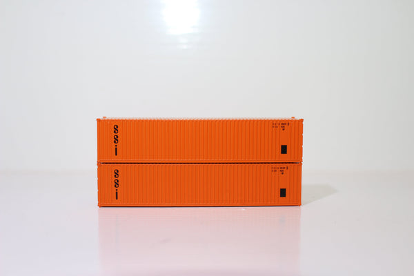 SSI 40' Standard height (8'6")  3-P-42-P-3 Panel side square corrugations containers. JTC # (405603) exact product view 1