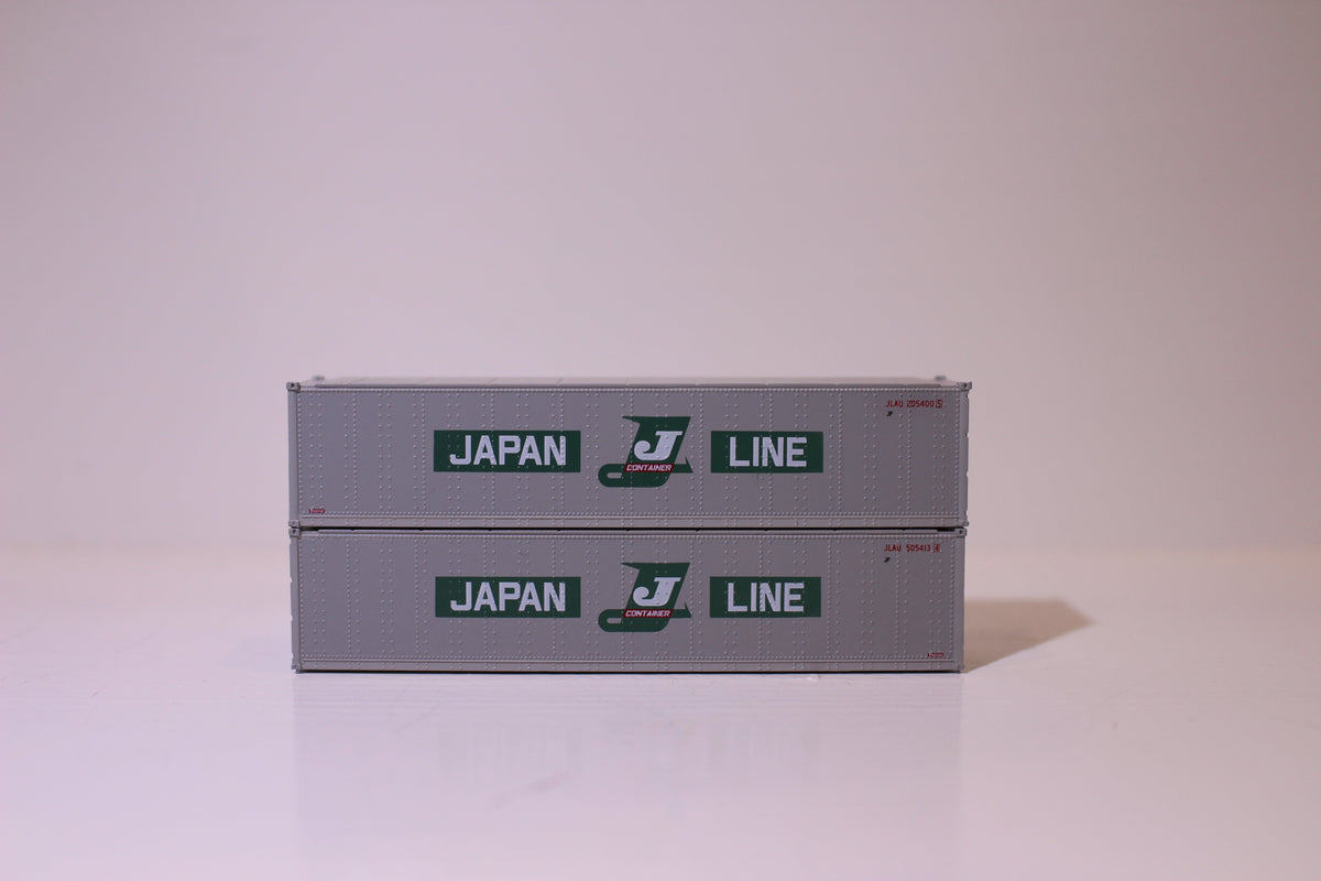 JAPAN LINE 40' Standard height (8'6") Smooth-side containers . JTC # (405659) exact product view 1