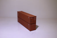 CAI 40' Standard height (8'6")  3-P-42-P-3 Panel side square corrugations containers. JTC # (405605) exact product view 2