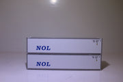 NOL 40' Standard height (8'6") Smooth-side containers . JTC # (405658) exact product view 4