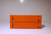 ITEL 40' Standard height (8'6")  3-P-42-P-3 Panel side square corrugations containers.  JTC # (405607) exact product view 3