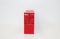 GELCO 40' Standard height (8'6")  3-P-42-P-3 Panel side square corrugations containers. JTC # (405604) exact product view 2