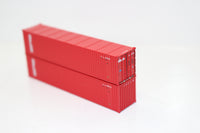 GELCO 40' Standard height (8'6")  3-P-42-P-3 Panel side square corrugations containers. JTC # (405604) exact product view 3