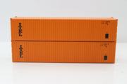ITEL 40' Standard height (8'6")  3-P-42-P-3 Panel side square corrugations containers.  JTC # (405607) exact product view 1