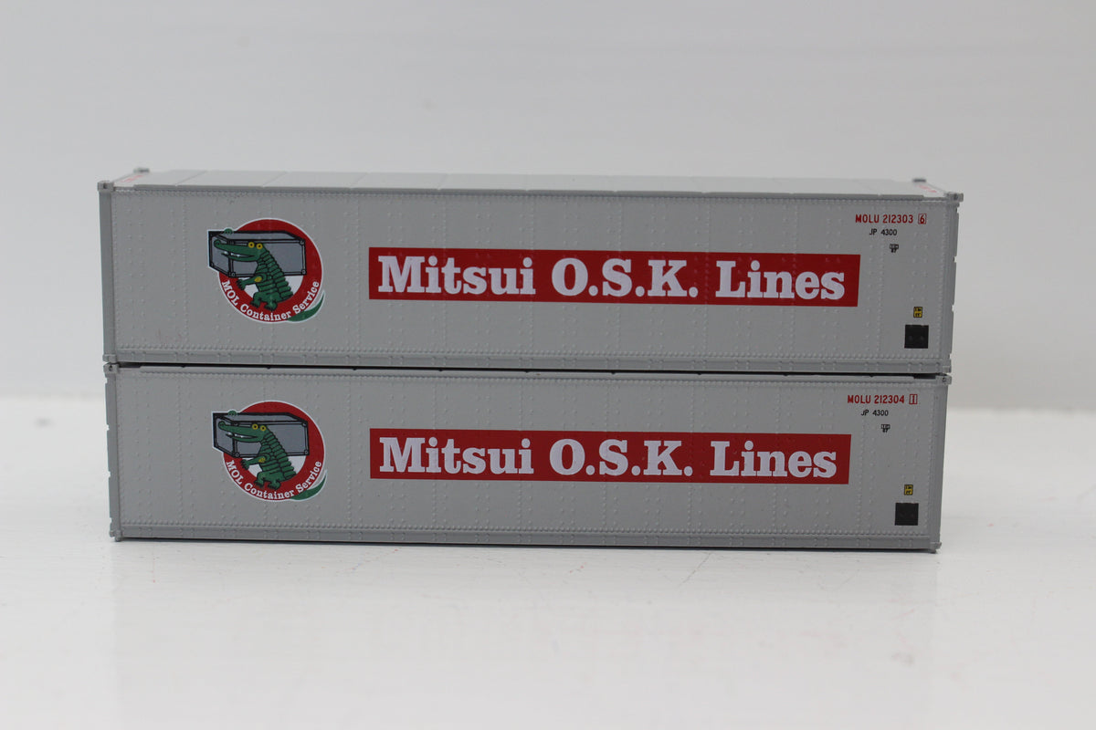 MITSUI OSK 40' Standard height (8'6") Smooth-side containers . JTC # (405657) exact product view 1