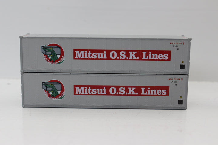 MITSUI OSK 40' Standard height (8'6") Smooth-side containers . JTC # (405657) exact product view 1