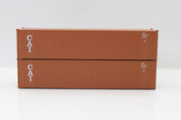 CAI 40' Standard height (8'6")  3-P-42-P-3 Panel side square corrugations containers. JTC # (405605) exact product view 5