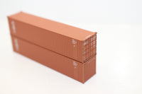 CAI 40' Standard height (8'6")  3-P-42-P-3 Panel side square corrugations containers. JTC # (405605) exact product view 4