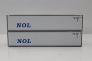 NOL 40' Standard height (8'6") Smooth-side containers . JTC # (405658) exact product view 1
