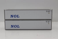 NOL 40' Standard height (8'6") Smooth-side containers . JTC # (405658) exact product view 1