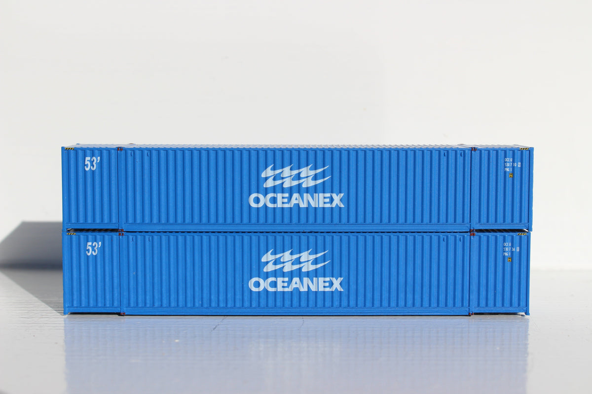 OCEANEX 53' HIGH CUBE 6-42-6 corrugated containers with Magnetic system. JTC # (535010) exact product view 1