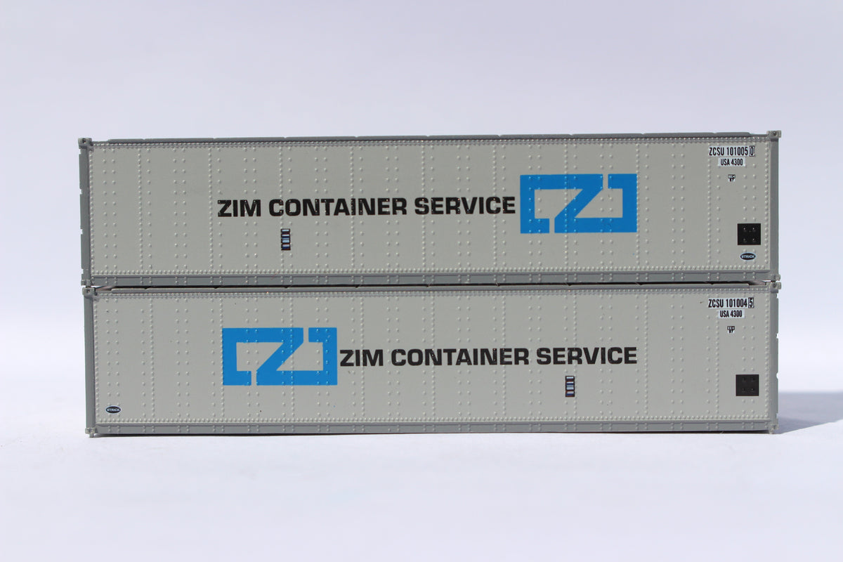 ZIM 40' Standard height (8'6") Smooth-side containers. (405664) exact product view 1
