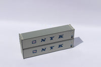 NYK (Flag & initials) 40' Standard height (8'6") Smooth-side containers. (405656) exact product view 3