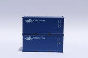CRONOS (blue) 20' Std. height containers with Magnetic system, Corrugated-side. JTC-205316 (205316) exact product view 1