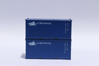 CRONOS (blue) 20' Std. height containers with Magnetic system, Corrugated-side. JTC-205316 (205316) exact product view 1
