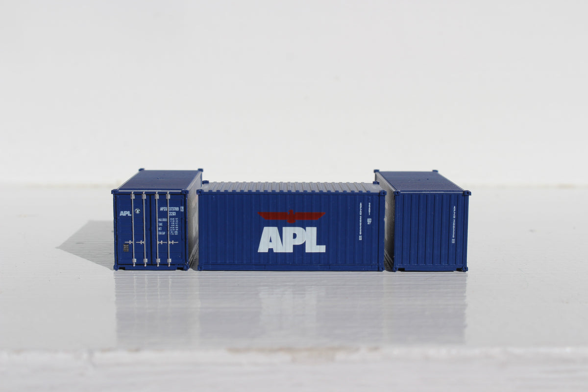 APL 20' (set #2) Std. height containers with Magnetic system, Corrugated-side. JTC-205368 (205368) exact product view 1