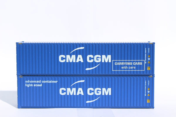 CMA CGM MIX PACK B - 40' HIGH CUBE containers with Magnetic system, Corrugated-side. JTC# (405092M) exact product view 1