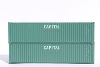 CAPITAL– 40' HIGH CUBE containers with Magnetic system, Corrugated-side. JTC # (405017) exact product view 1