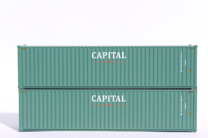 CAPITAL– 40' HIGH CUBE containers with Magnetic system, Corrugated-side. JTC # (405017) exact product view 1