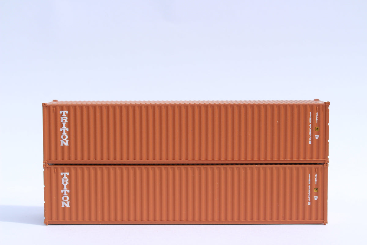 TRITON JTC # 405317 40' Standard height (8'6") corrugated side steel containers (405317) exact product view 1