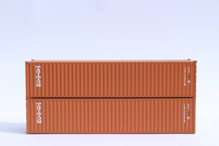 TRITON JTC # 405317 40' Standard height (8'6") corrugated side steel containers (405317) exact product view 1