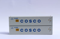 COSCO (GOH) label JTC # 405312 40' Standard height (8'6") corrugated side steel containers (405312) exact product view 1