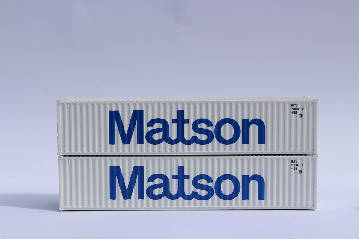 MATSON - JTC # 405310 40' Standard height (8'6") corrugated side steel containers (405310) exact product view 1