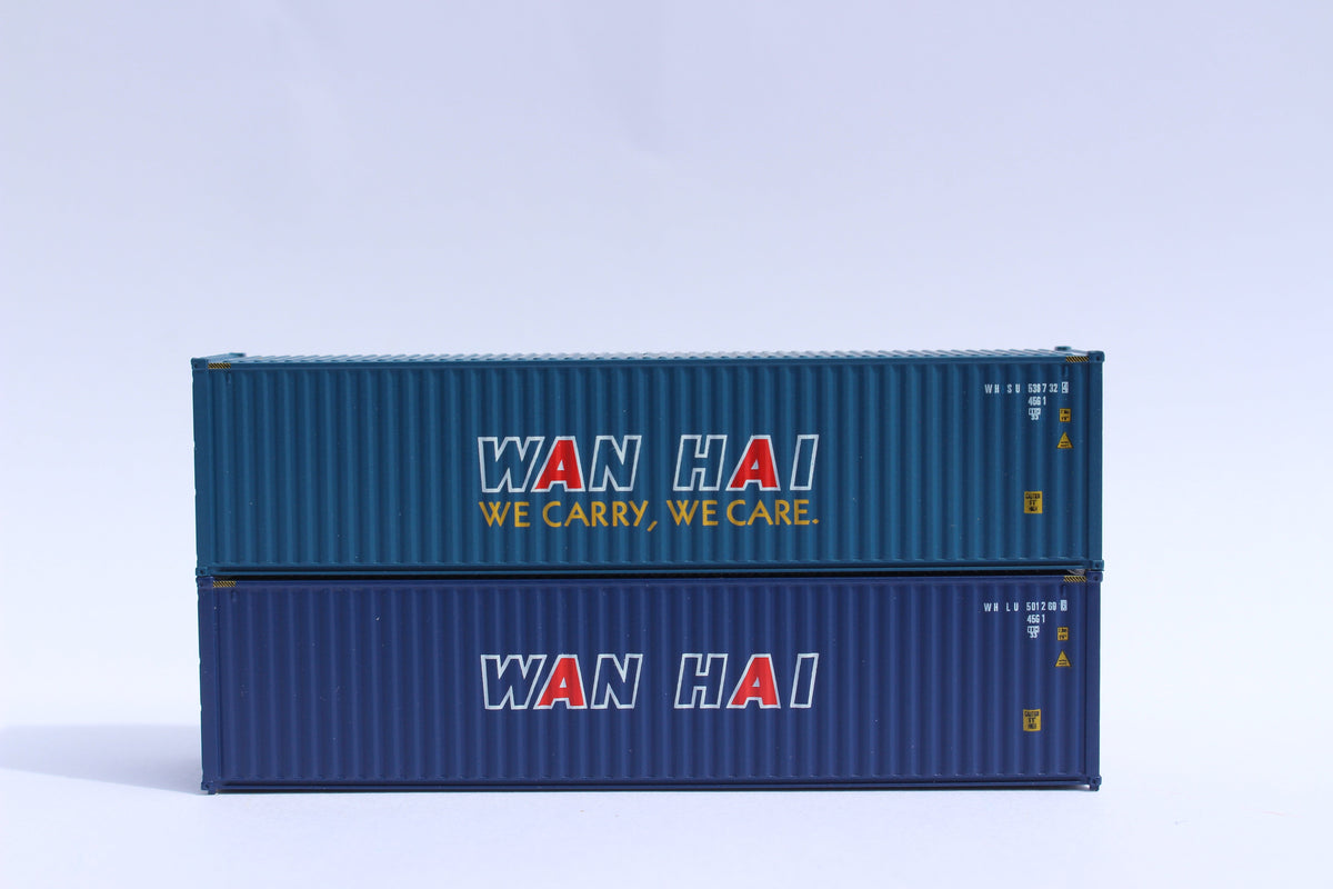 WAN HAI – 40' HIGH CUBE containers with Magnetic system, Corrugated-side. JTC # (405054) exact product view 1