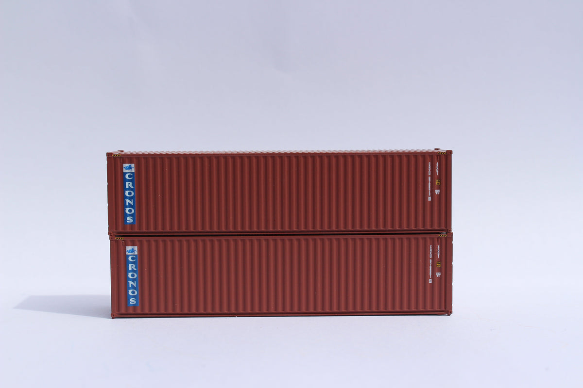 CRONOS (brown)– 40' HIGH CUBE containers with Magnetic system, Corrugated-side. JTC # (405016) exact product view 1