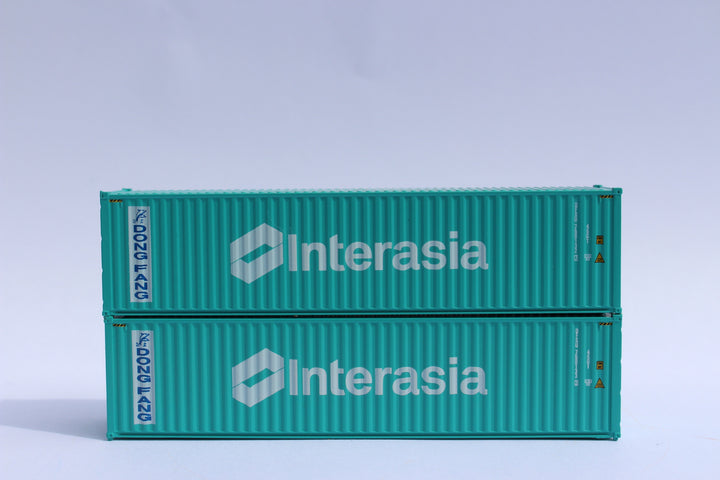 DONG FANG / INTERASIA 40' HIGH CUBE containers with Magnetic system, Corrugated-side. JTC # (405038) exact product view 1